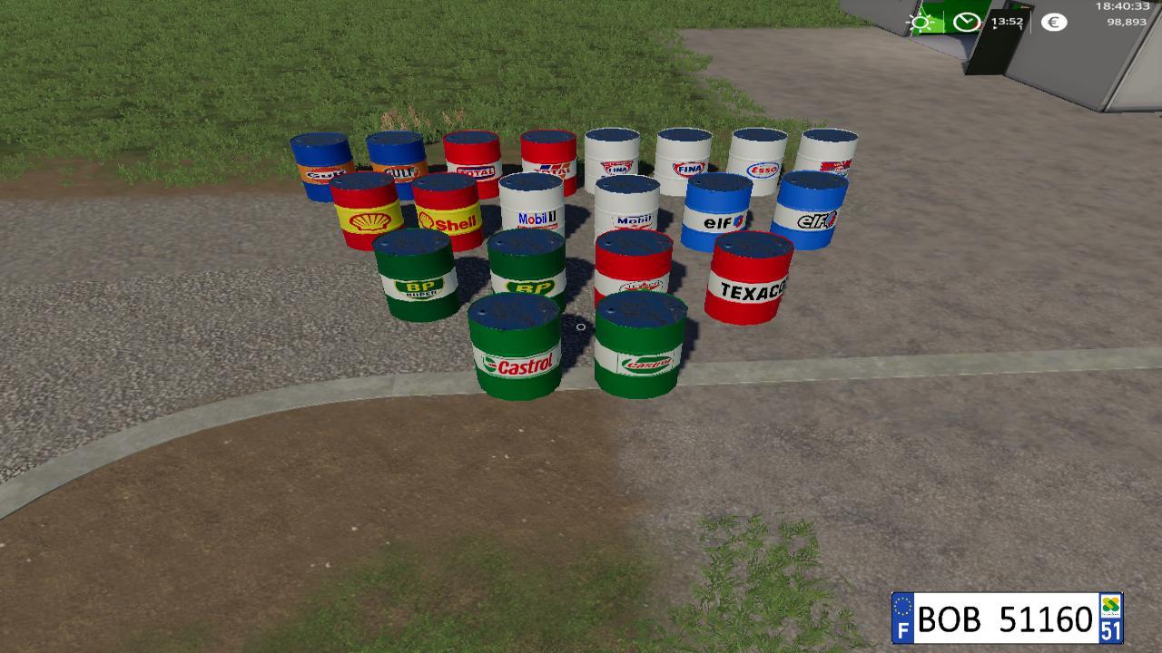 FS19 PLACEABLE OBJECTS BY BOB51160