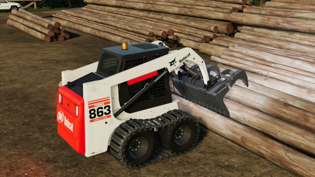 Bobcat 863 Turbo avec pelle Bobcat