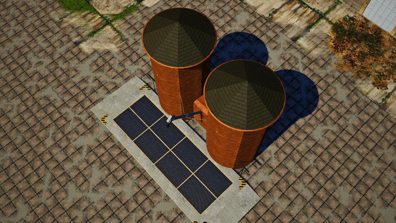 Brick fermentation silo