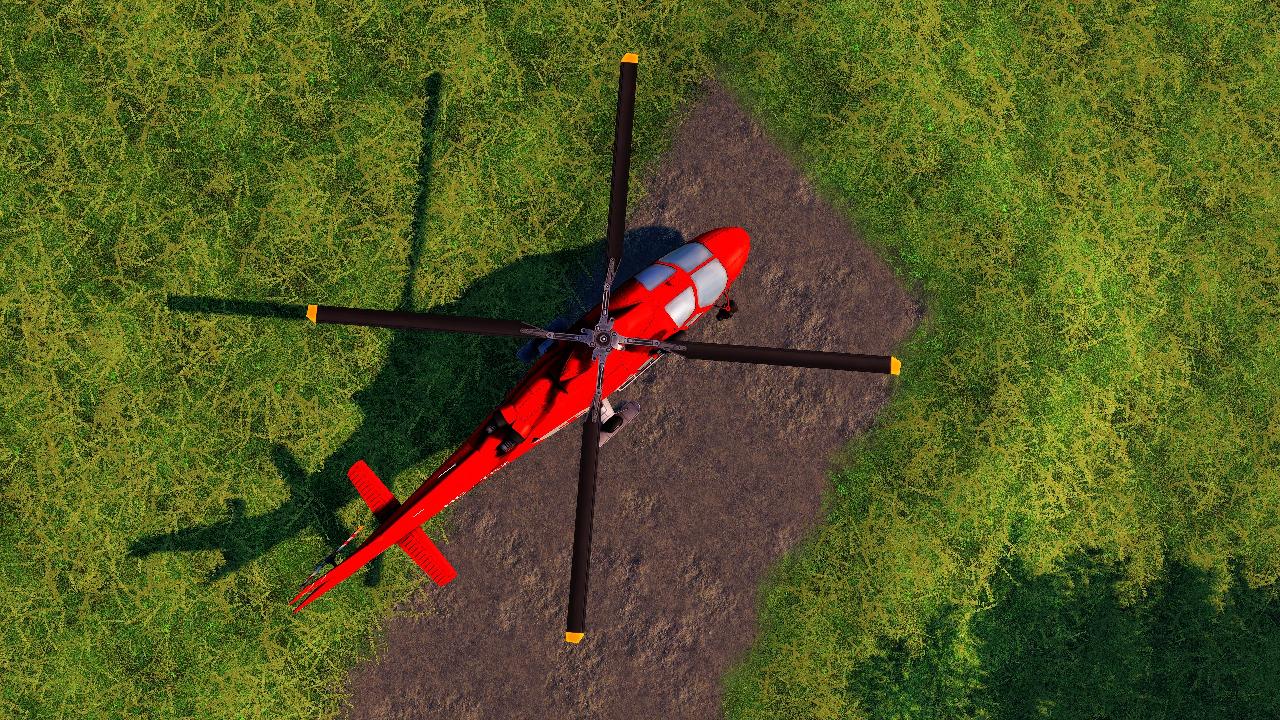 Dekorativer Hubschrauber