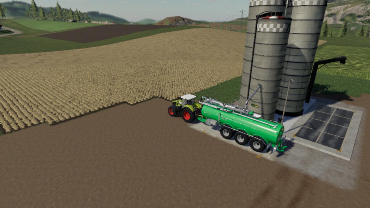 Fermenting Silo With Digestate