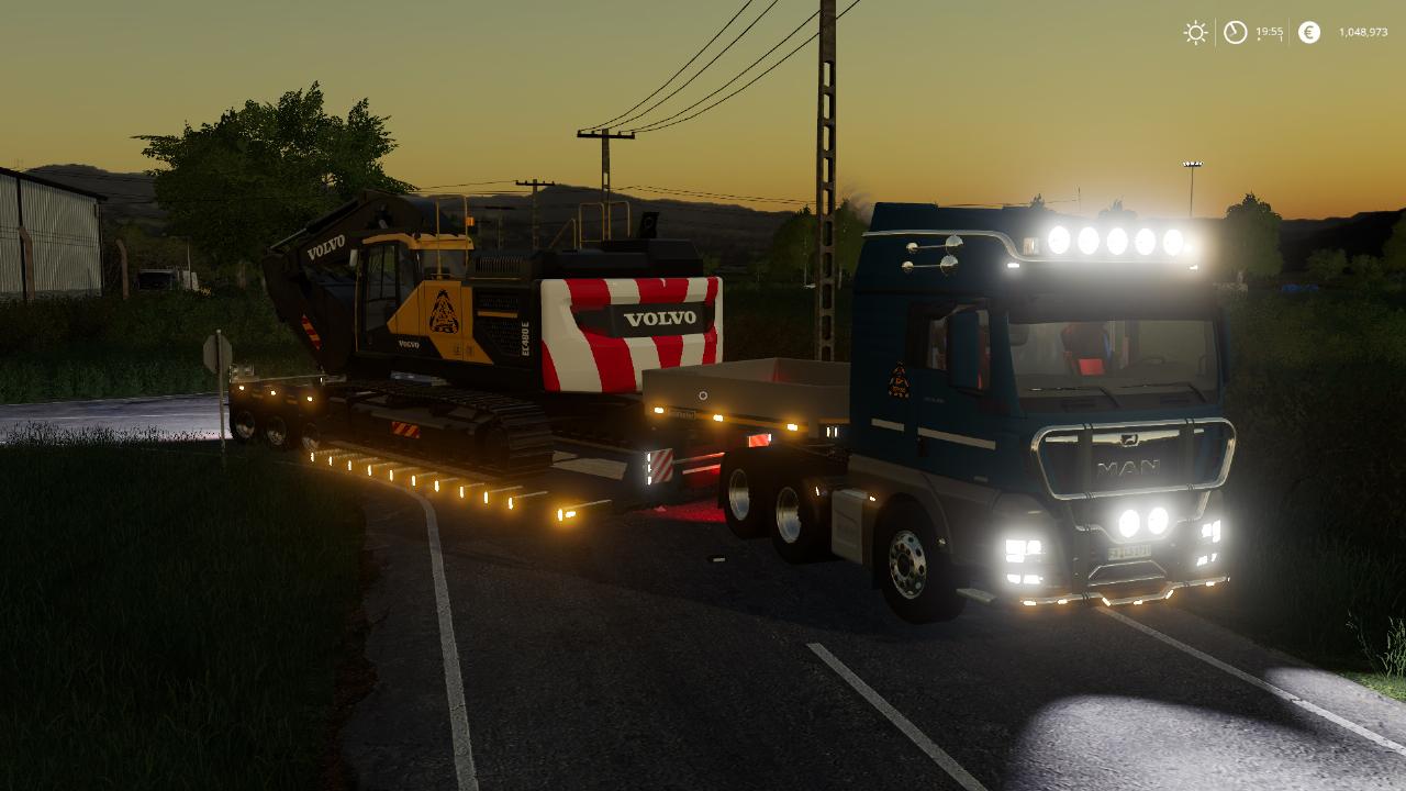 Goldhofer Low Loader avec extensions fixes