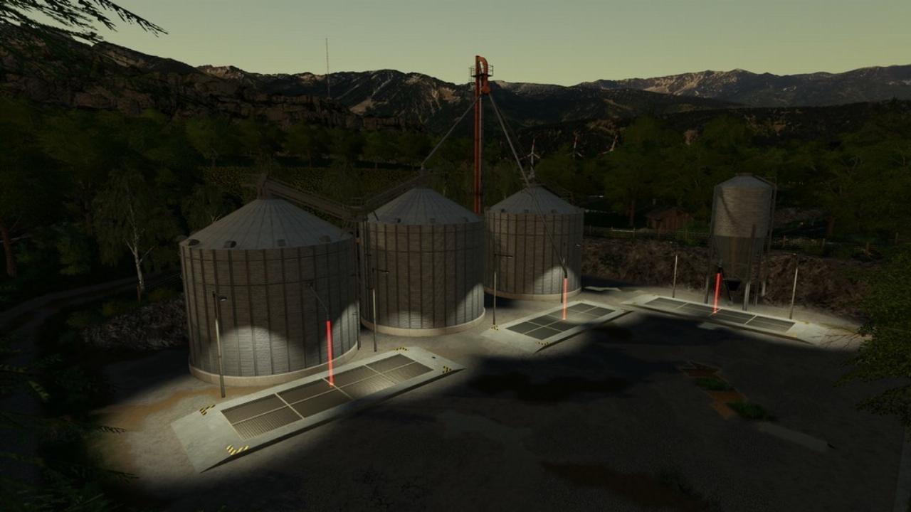 Grain Silo Set With Multifruit