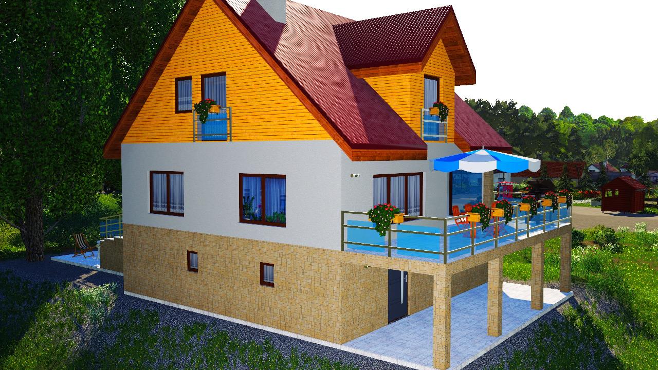 Haus mit Terrasse