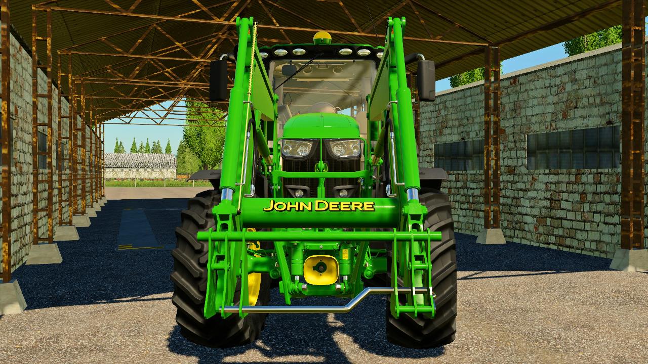 John Deere 843 chargeur