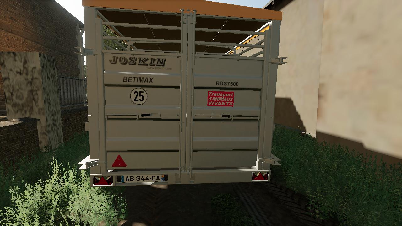 Joskin cattle trailer