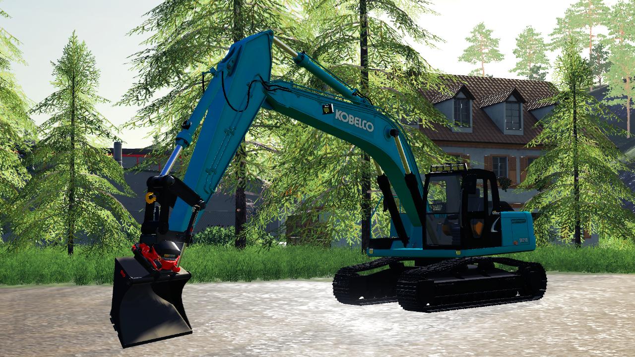 Kobelco SK210 Rototilt