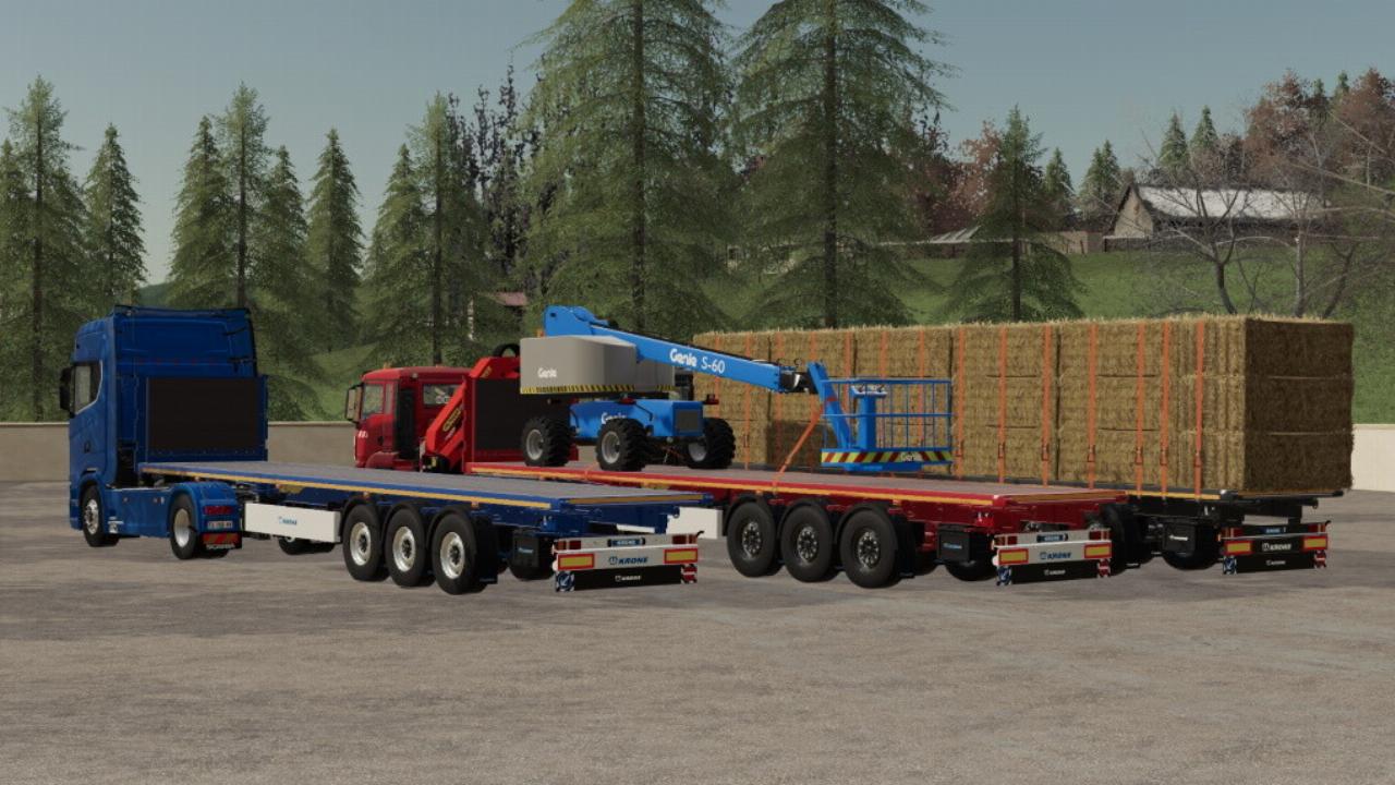 Krone Flatbed Trailer