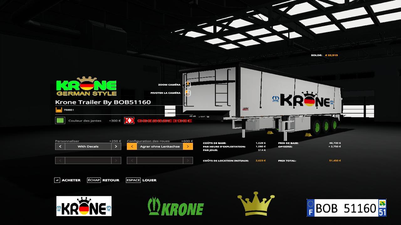 KRONE TRAILER