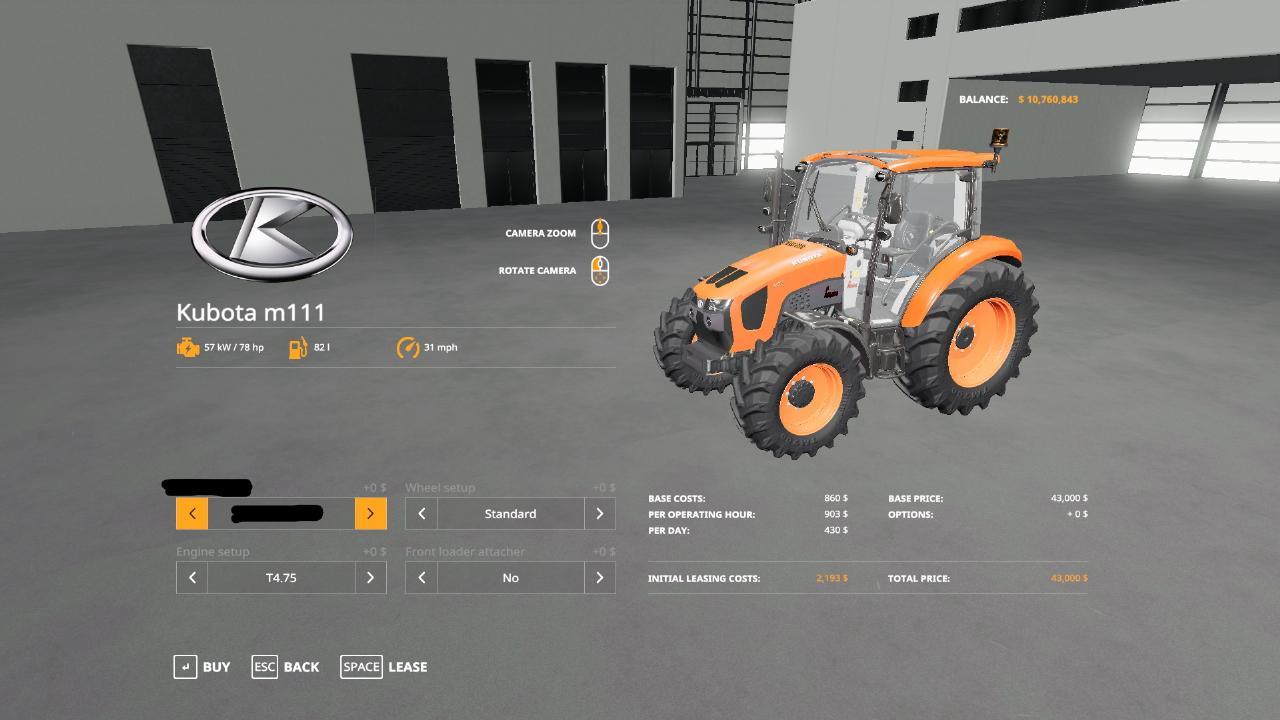 Kubota M5111  Edit