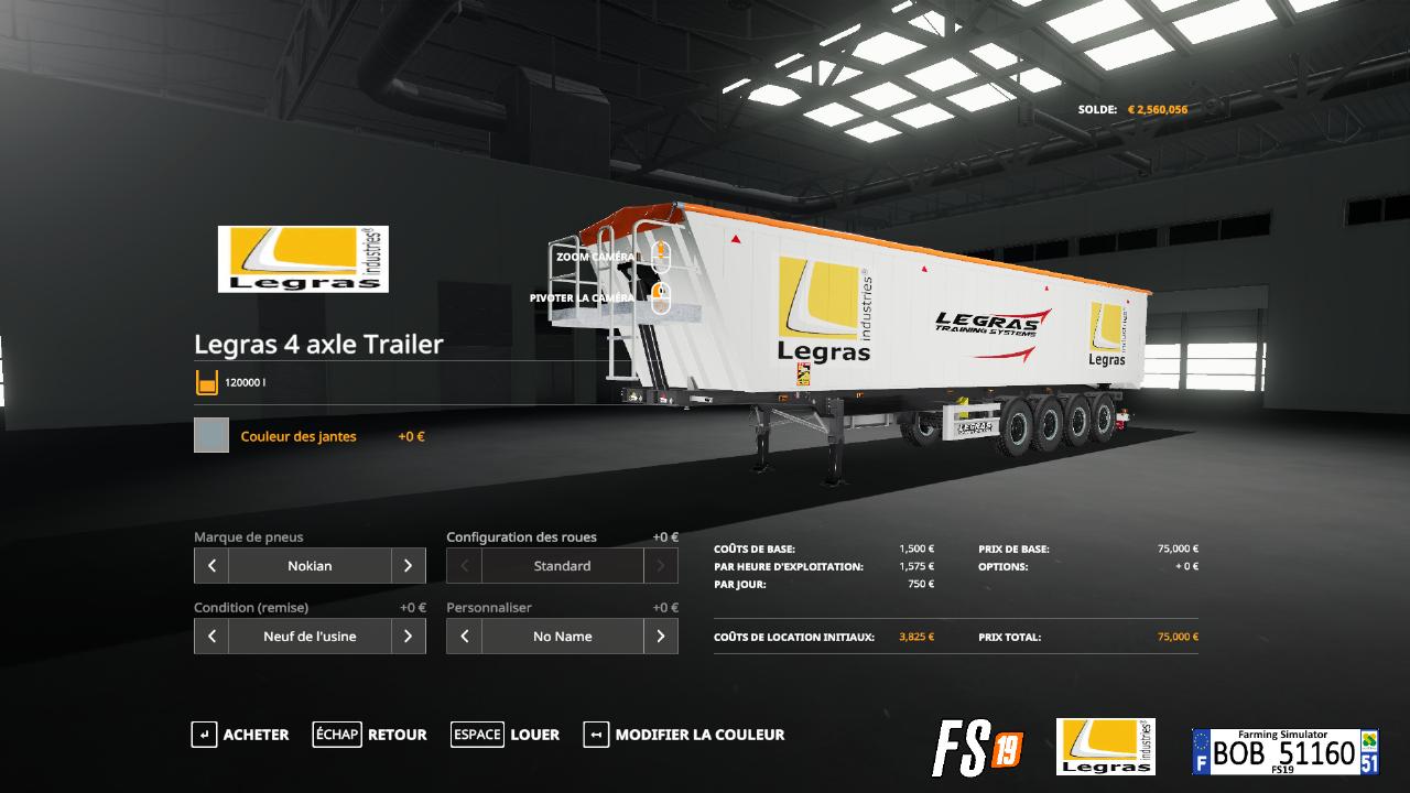 Legras trailer