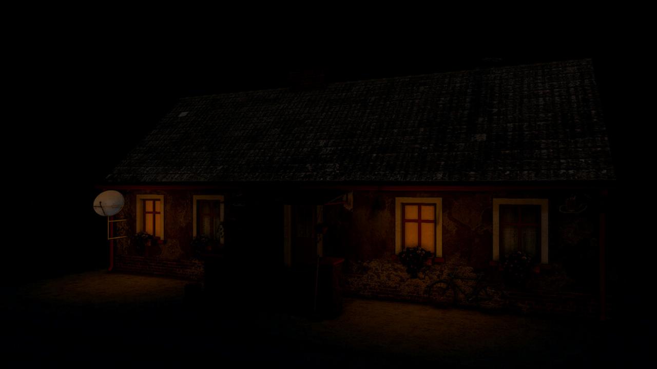 Kleines altes polnisches Haus