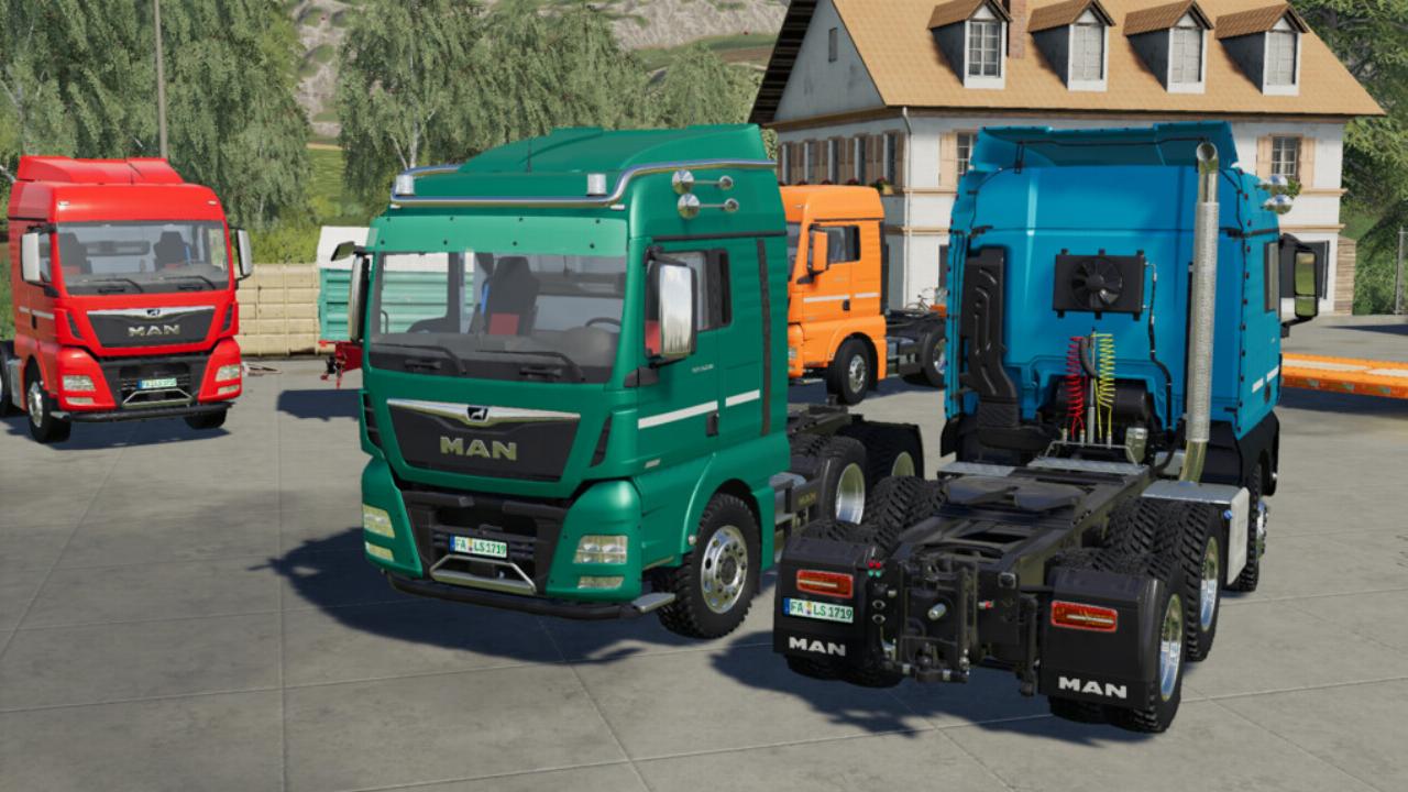 MAN TGX Semi-Truck Pack