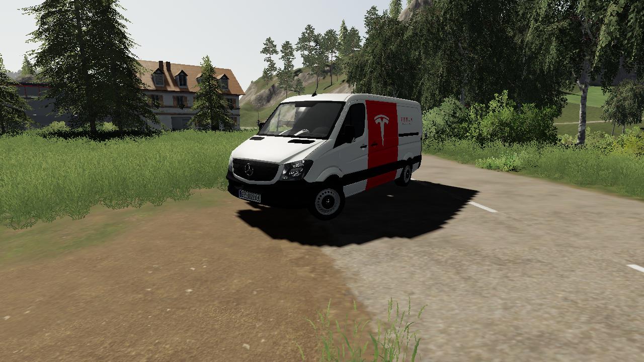 Mercedes Benz Sprinter Tesla Mobilservice