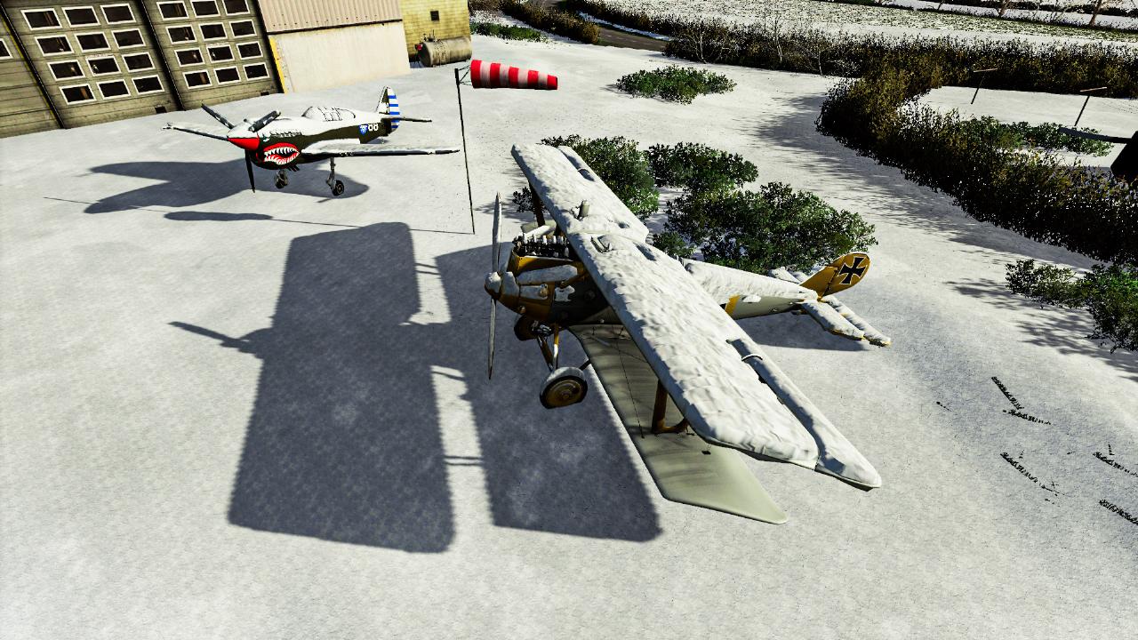 Collection de vieux avions