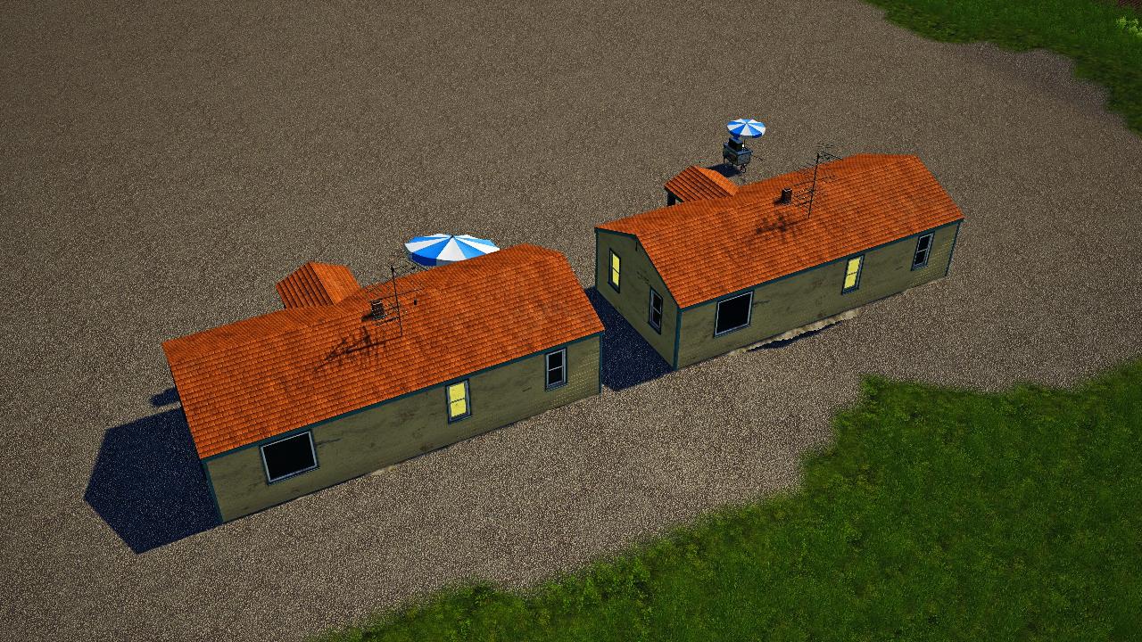Pack maison avec toit en tuiles