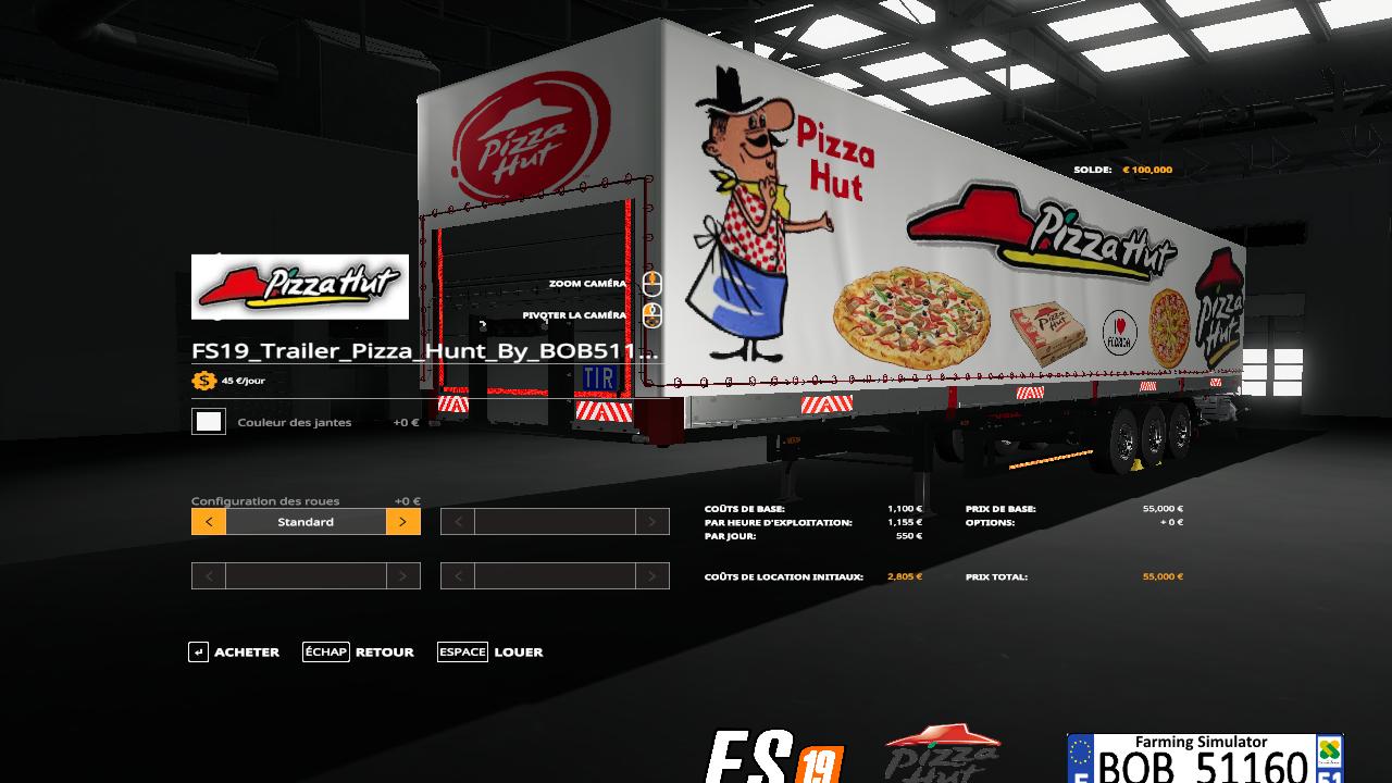 Pizza Hut Trailer