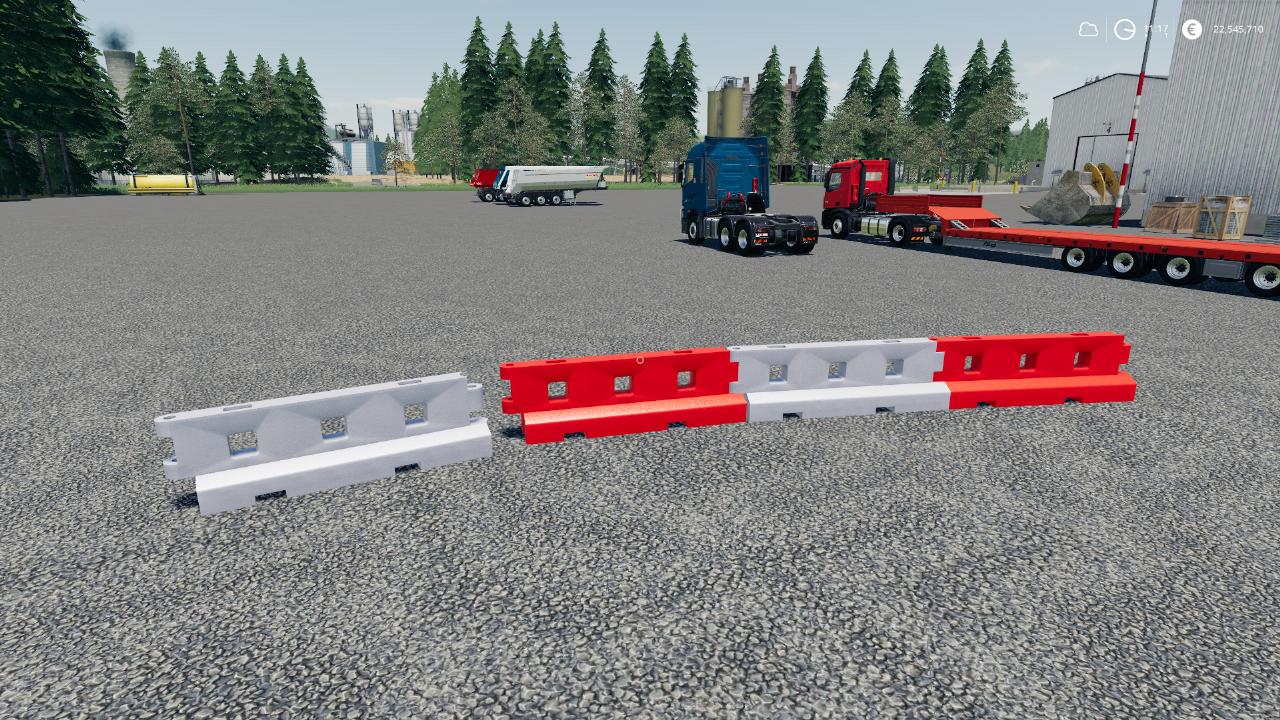 Plastic Road Barrier V3