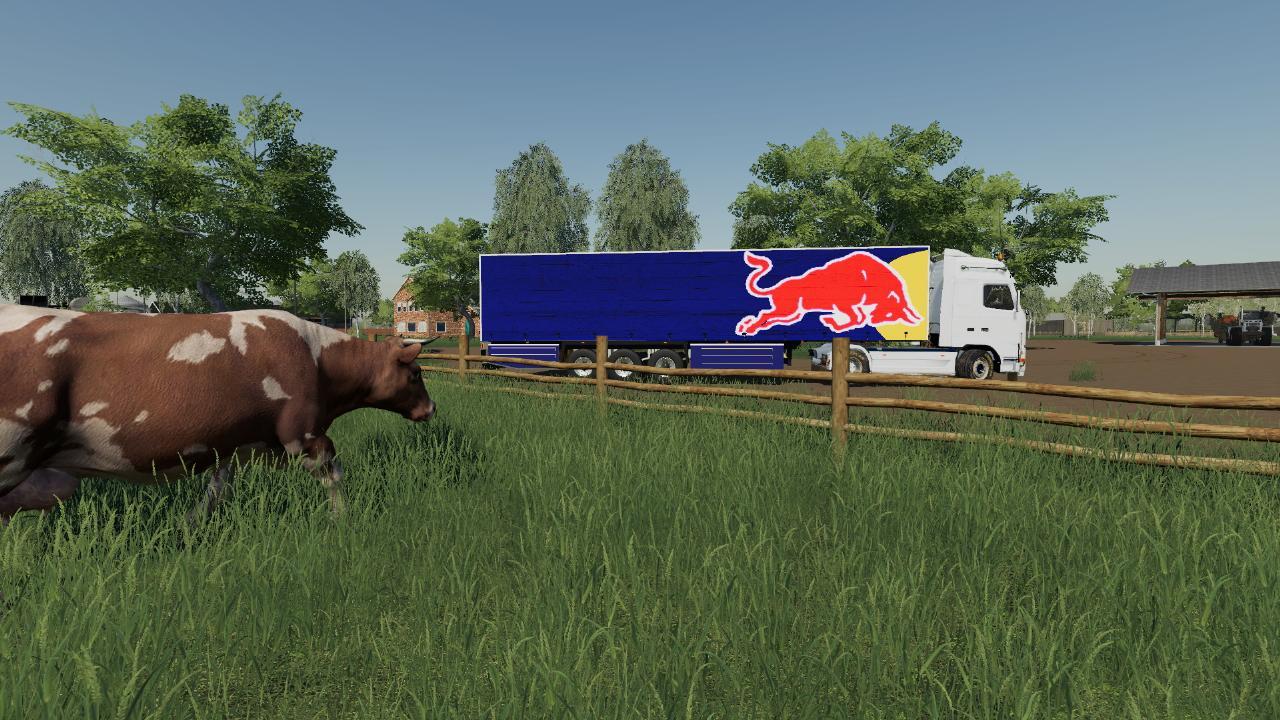 Remoque "SCHMITZ CARGO / RED BULL"