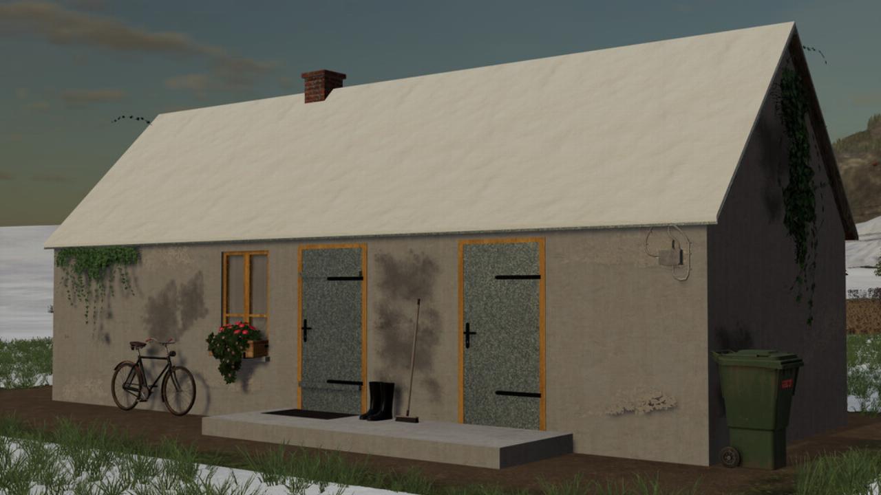 Kleines Haus im polnischen Stil