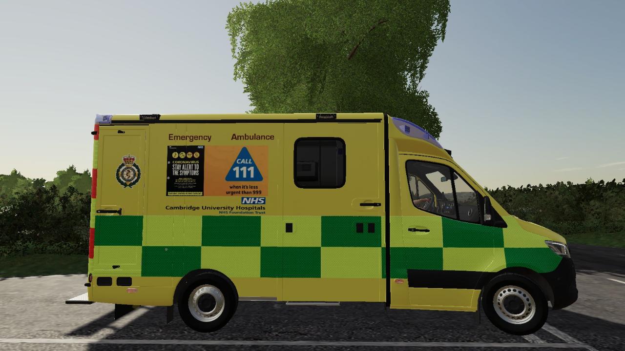 UK Cambridgeshire Ambulance reskin