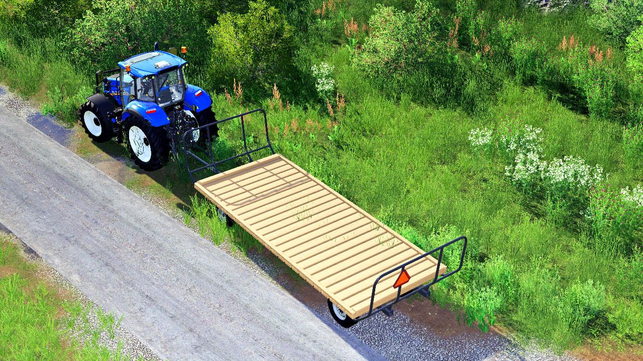Wooden flatbed