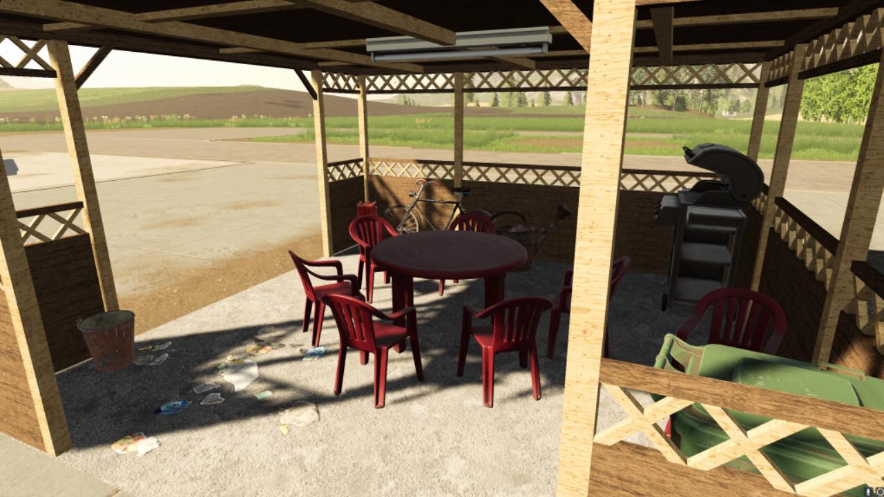 Gazebo de jardin en bois