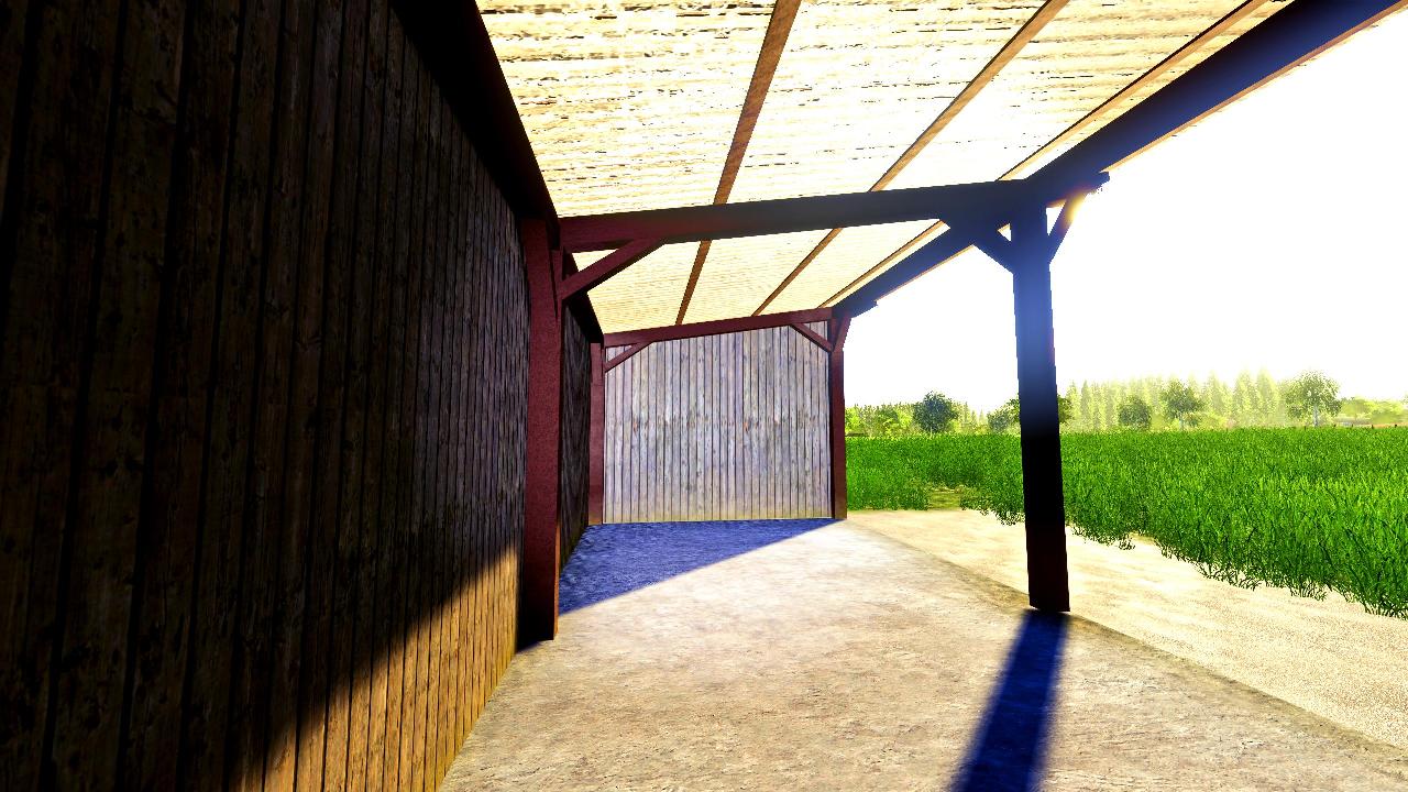 Hangar en bois