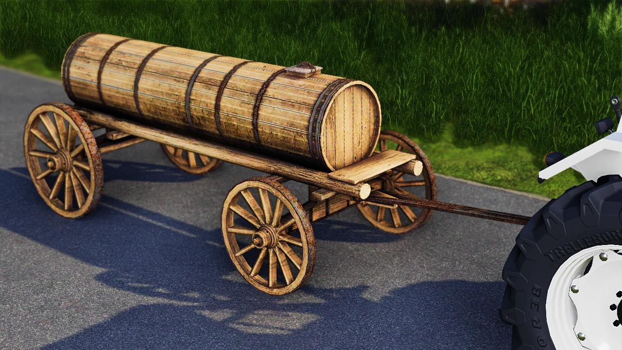 Wooden slurry tanker