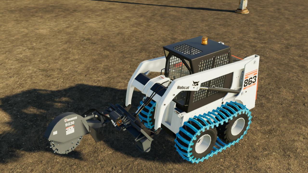 Bobcat 863 Turbo avec pelle Bobcat
