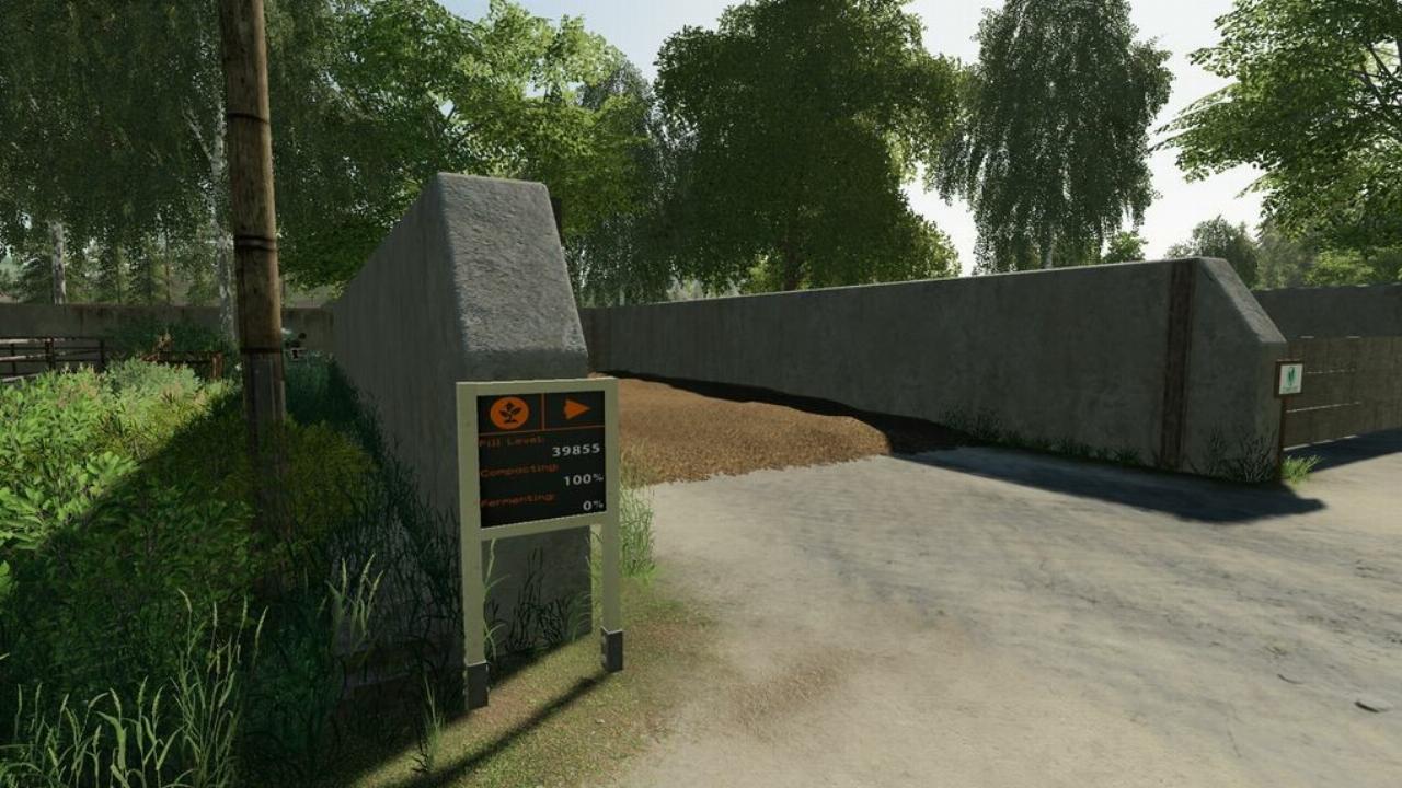 Panneau d'affichage des informations des silos