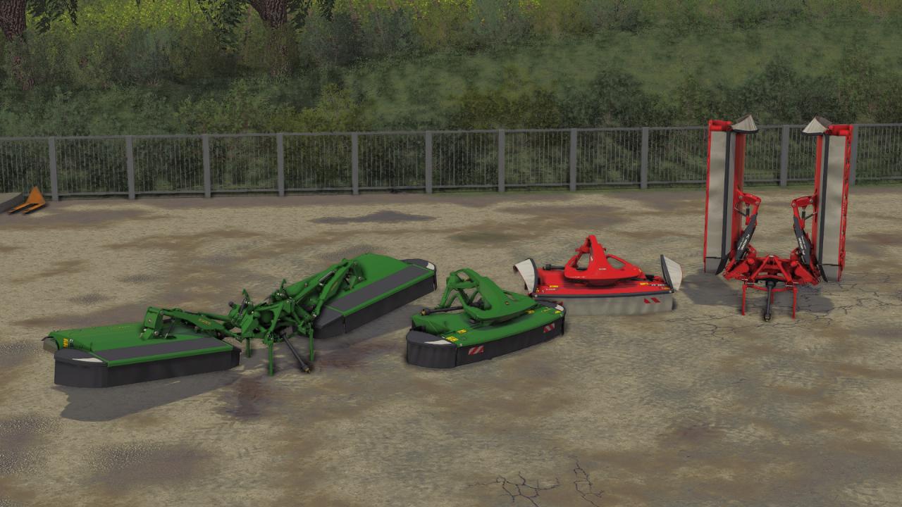 Kuhn and John Deere mower pack