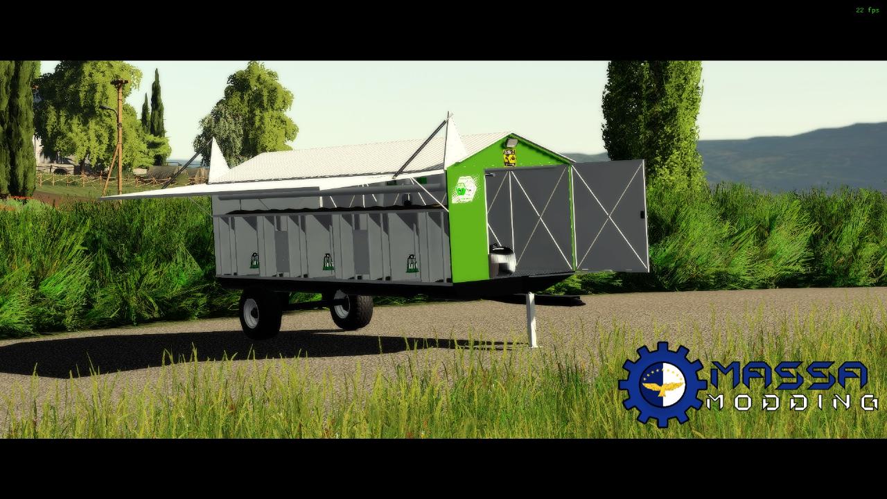 Mobile milking machine