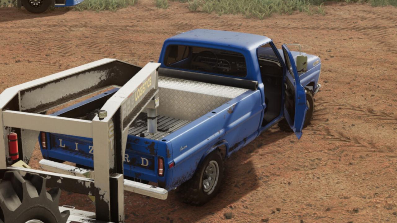 Pickup F-100 1975 und Kraftstofftank