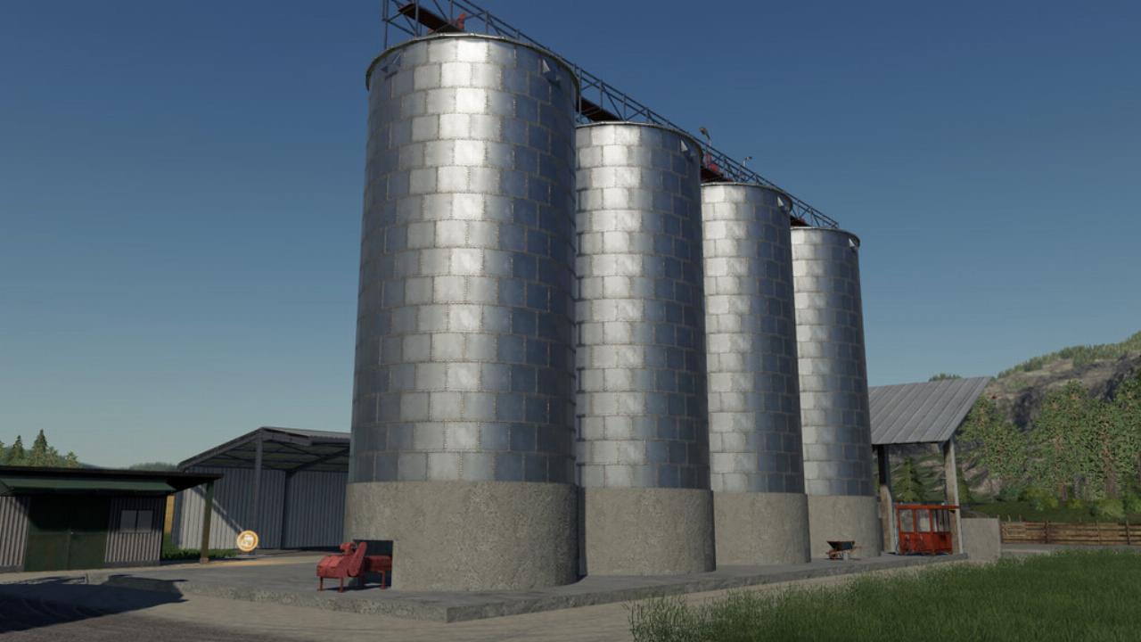 Placeable KS67 Grain Silo