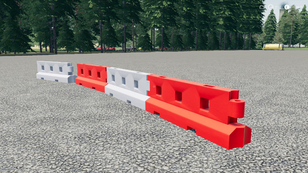 Plastic Road Barrier V3