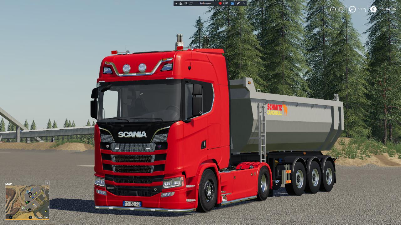 Scania S580 V8 FSMiner's Edit