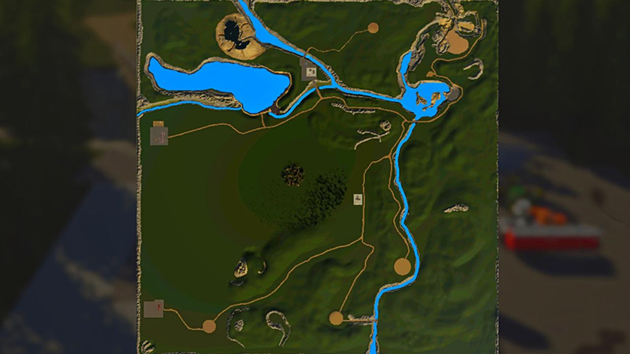 Tower rock forest map