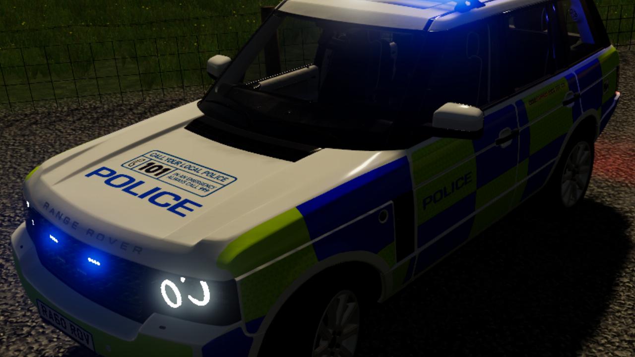 Range Rover de la police britannique
