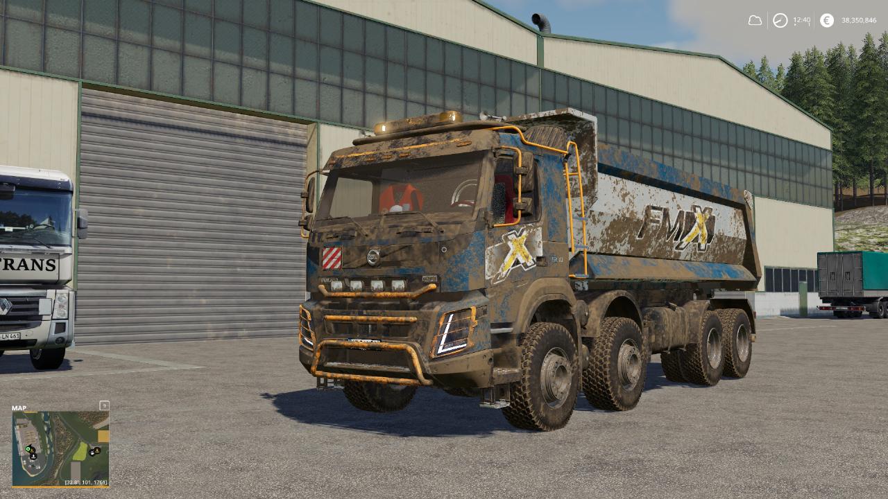 Volvo FMX 8X4 Hardox Tipper FS Miner's Edit