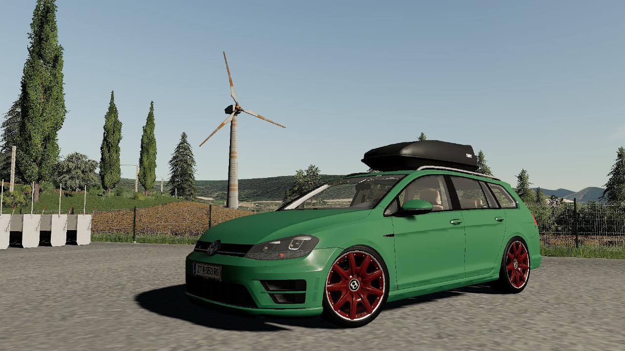 VW Golf R Variant Edit FS19 - KingMods