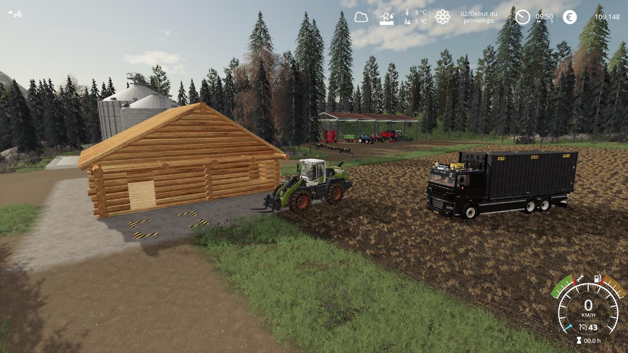 Build a log house