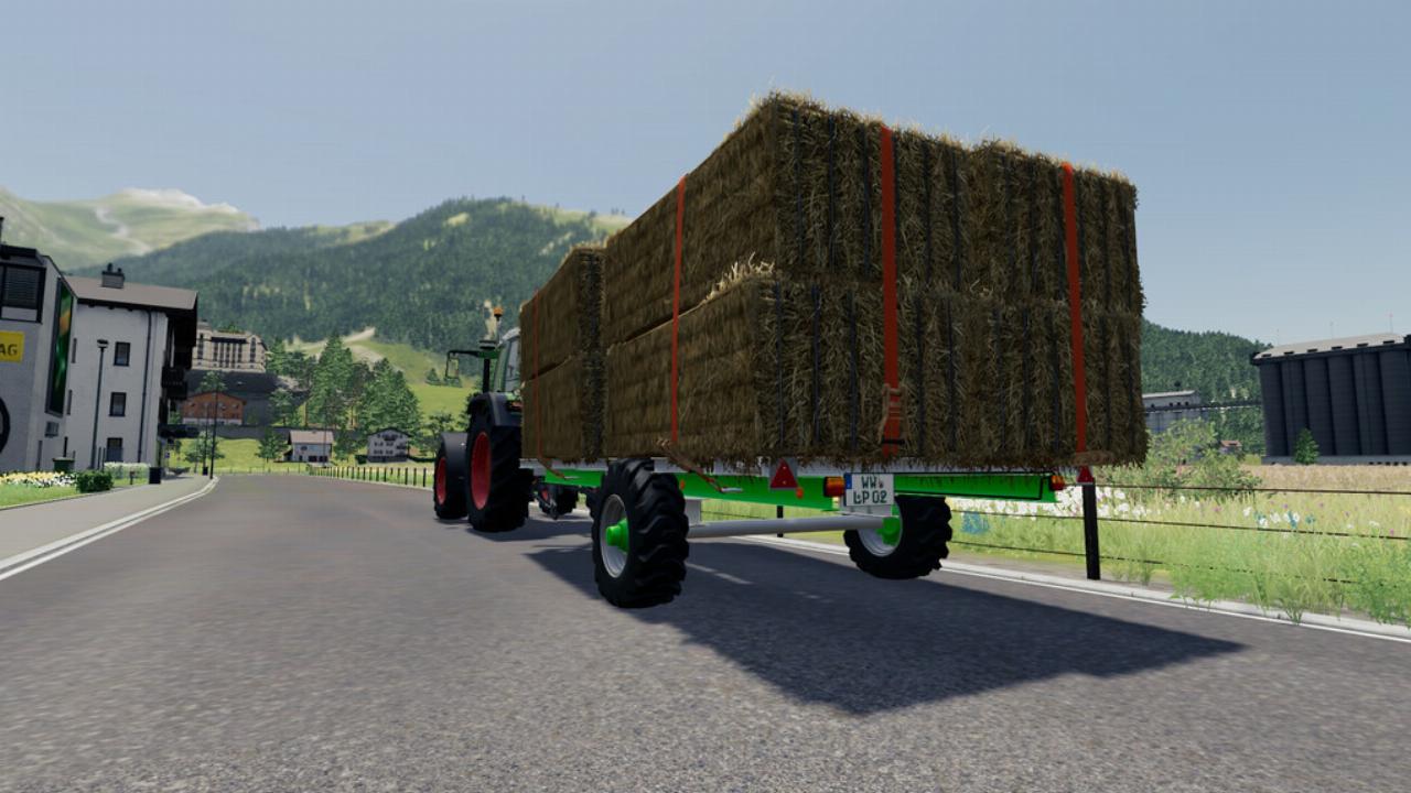 Homemade Bale Trailer