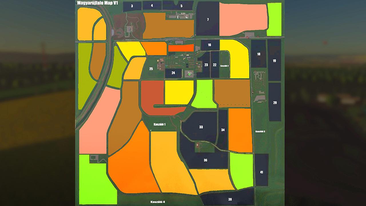 MAGYARÚJFALU MAP