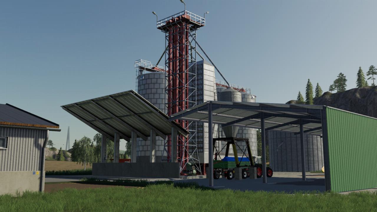 Placeable KS67 Grain Silo