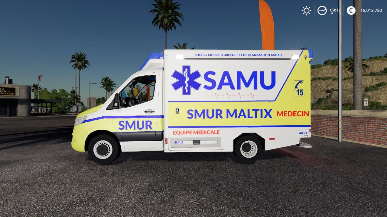 SMUR MATLIX Reanimationskrankenwagen