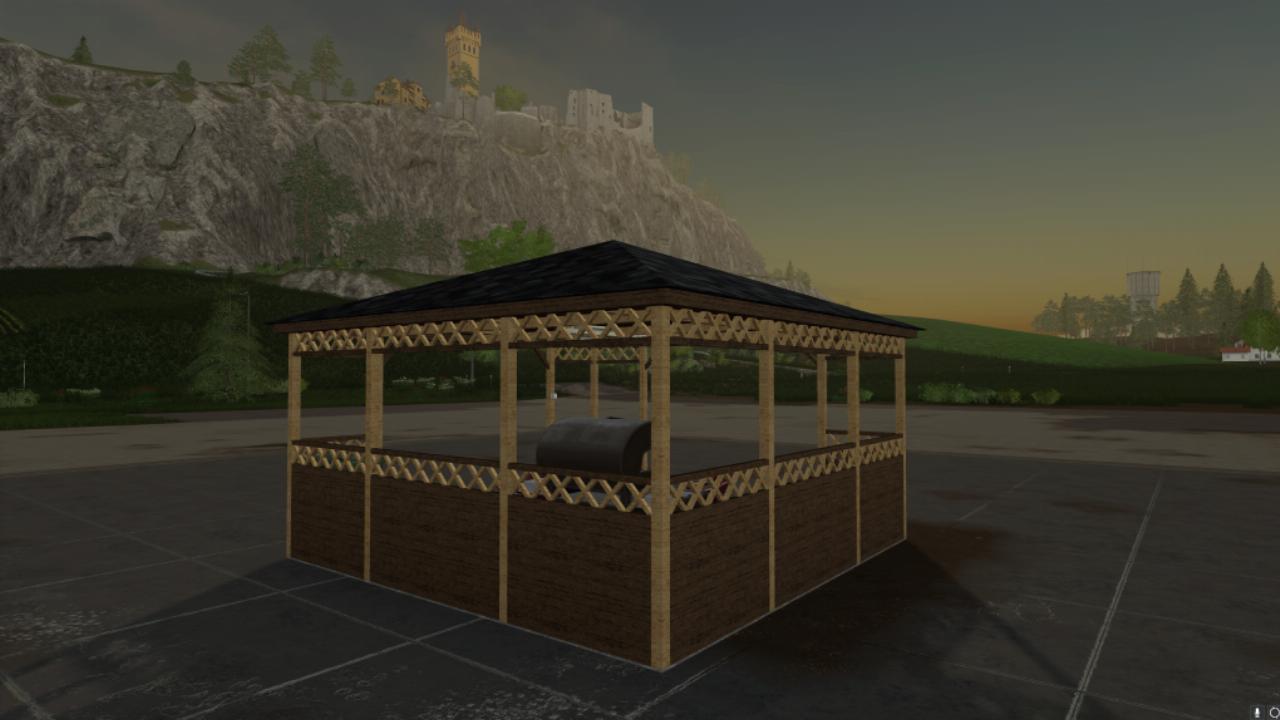 Gazebo de jardin en bois