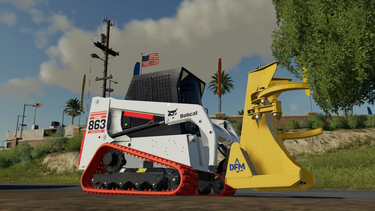 Bobcat 863 Turbo avec pelle Bobcat