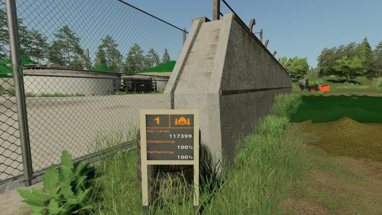 Panneau d'affichage des informations des silos