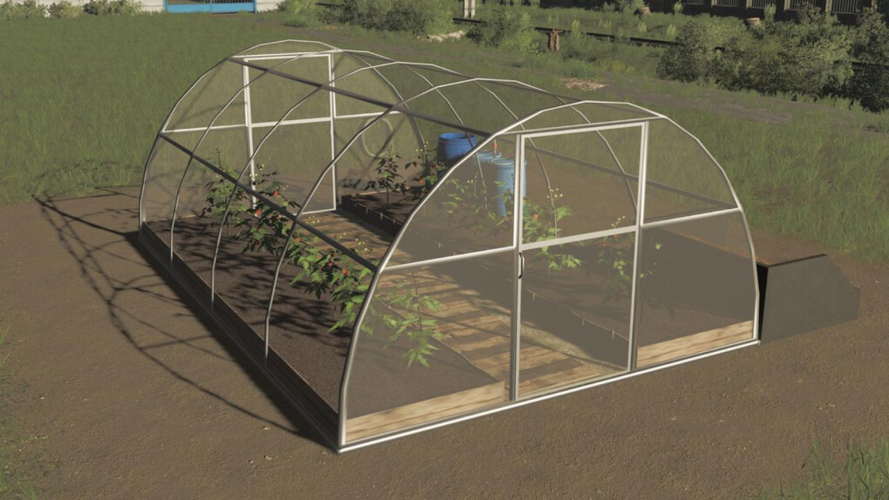 Domestic Foil Tent With Tomatoes